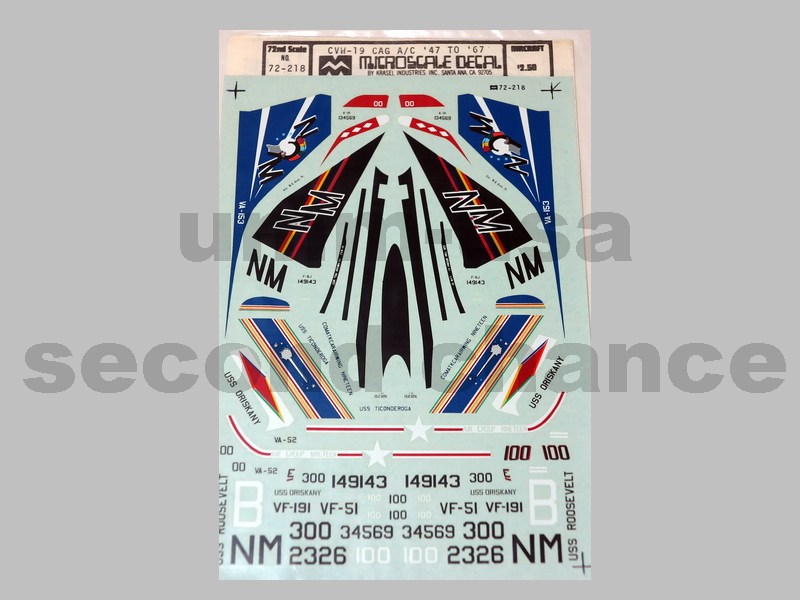MS72-218 CVW-19 CAG A/C '47 To '67 (SCH) 1/72